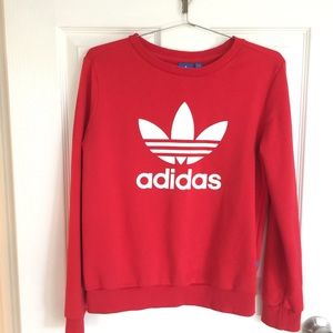 Adidas Sweatshirt Red